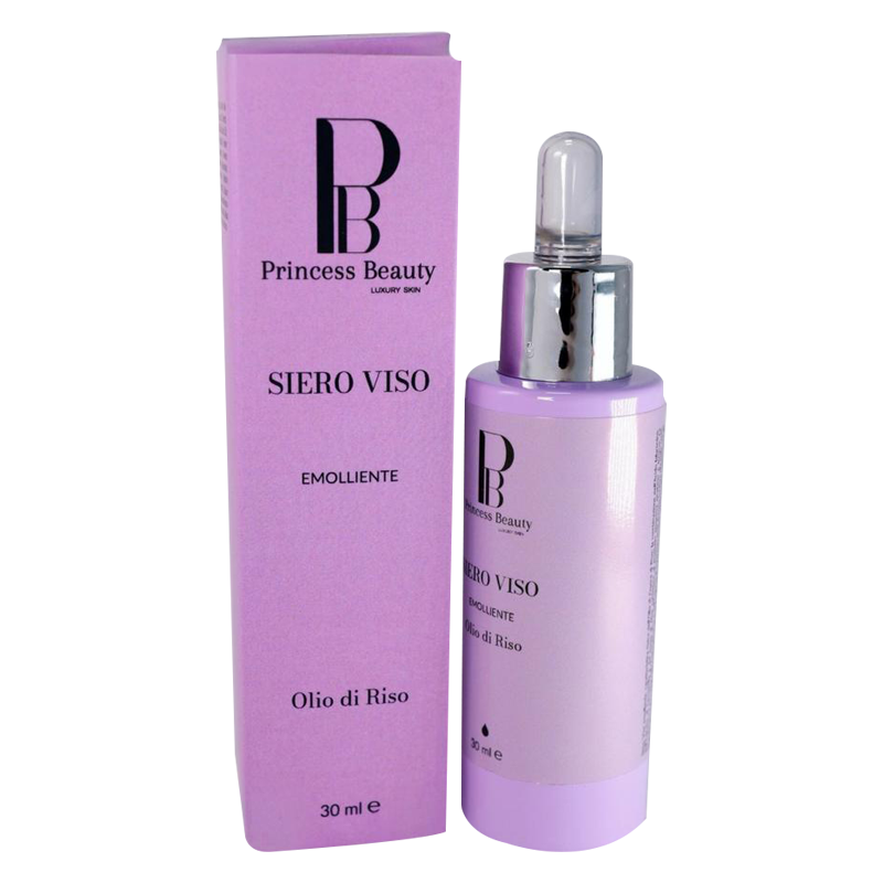 Siero viso 30ml Princess Beauty Linea emolliente olio di riso