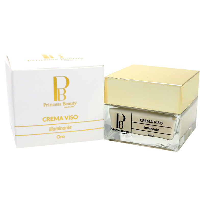 Crema viso illuminante Princess Beauty Linea ORO