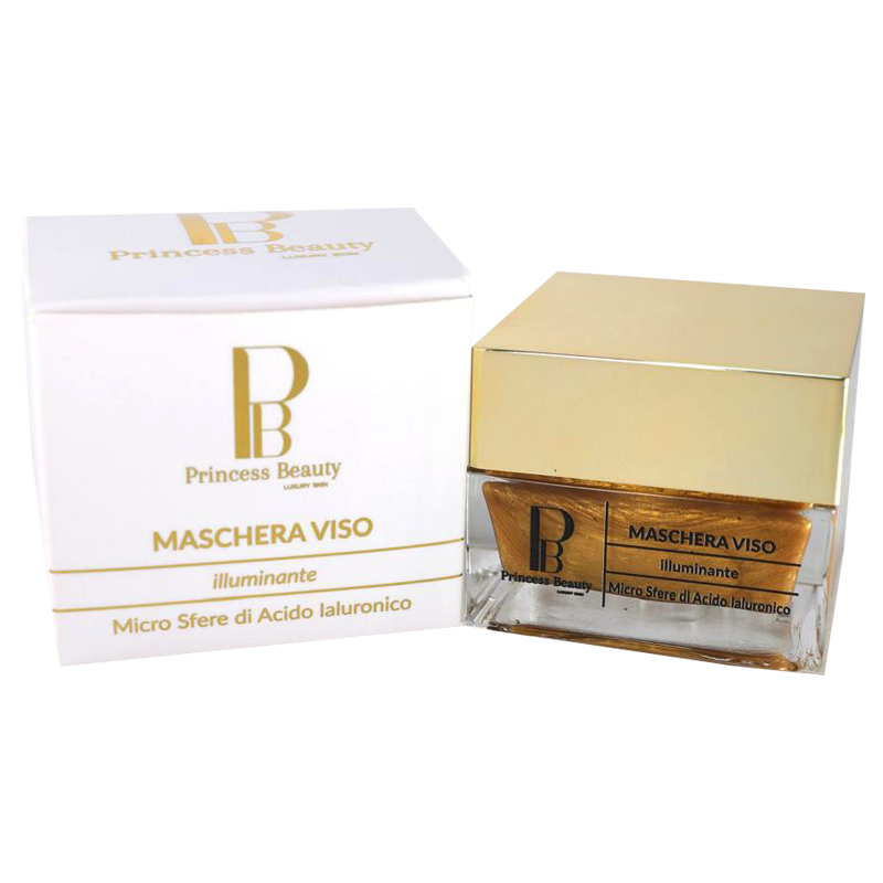 Maschera viso illuminante Princess Beauty Linea ORO